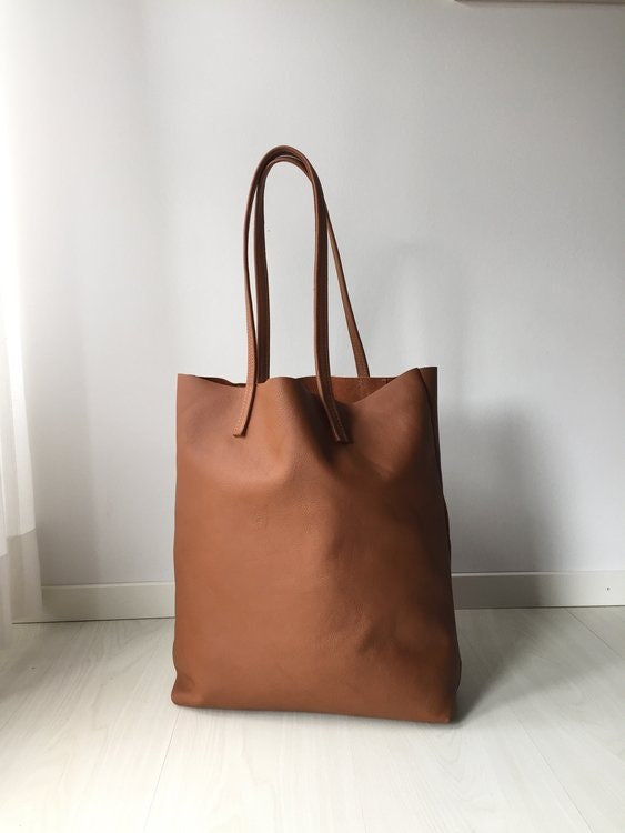 Raw Leather Tote Bag-PB-TB-0023