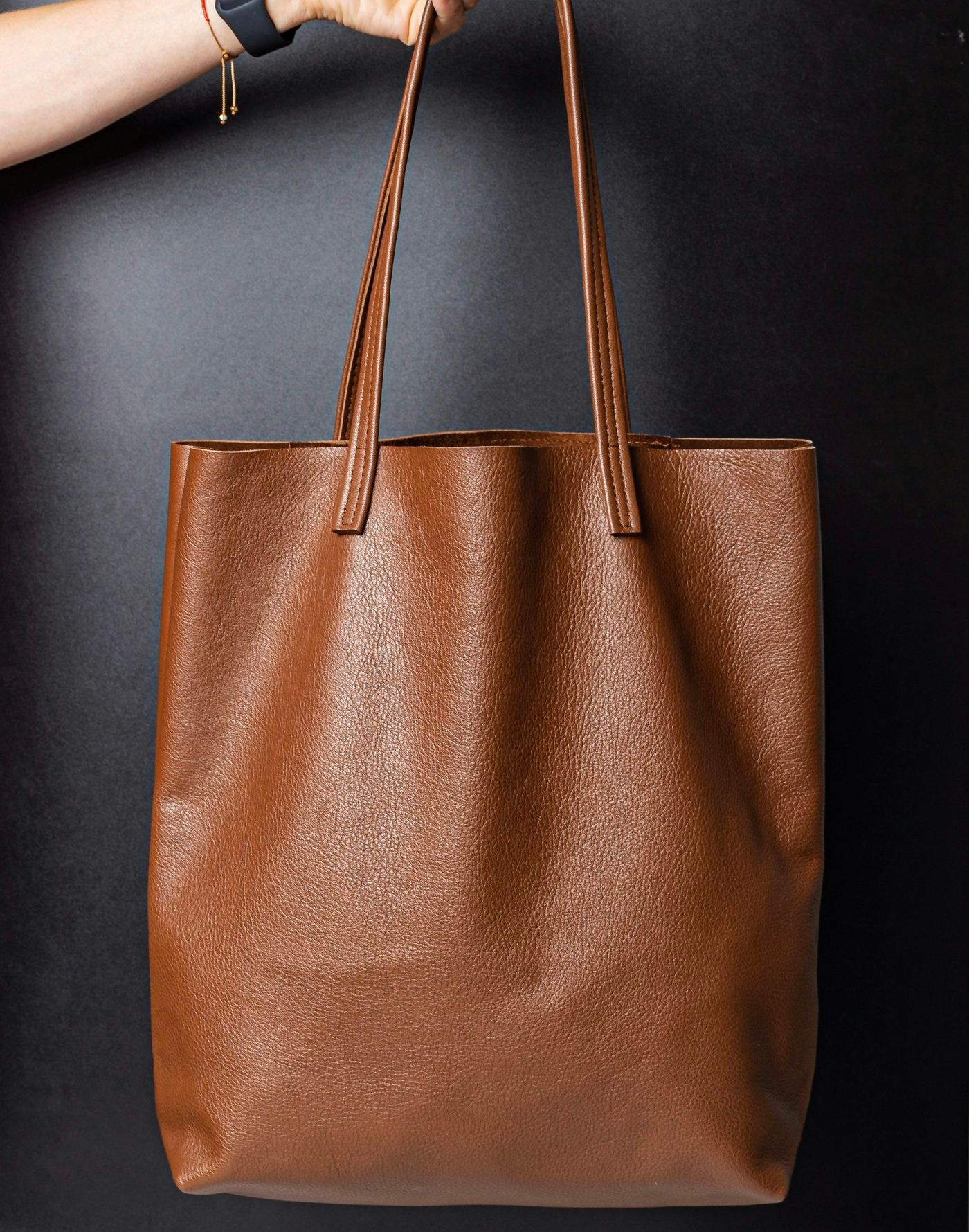 Raw Leather Tote Bag-PB-TB-0023