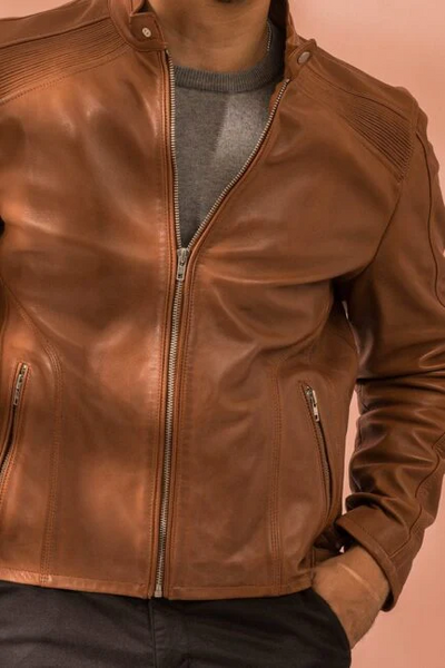 Lycra Jacket Tan-PB-JK0013