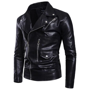 MEN’S LEATHER JACKET -PB-JK007