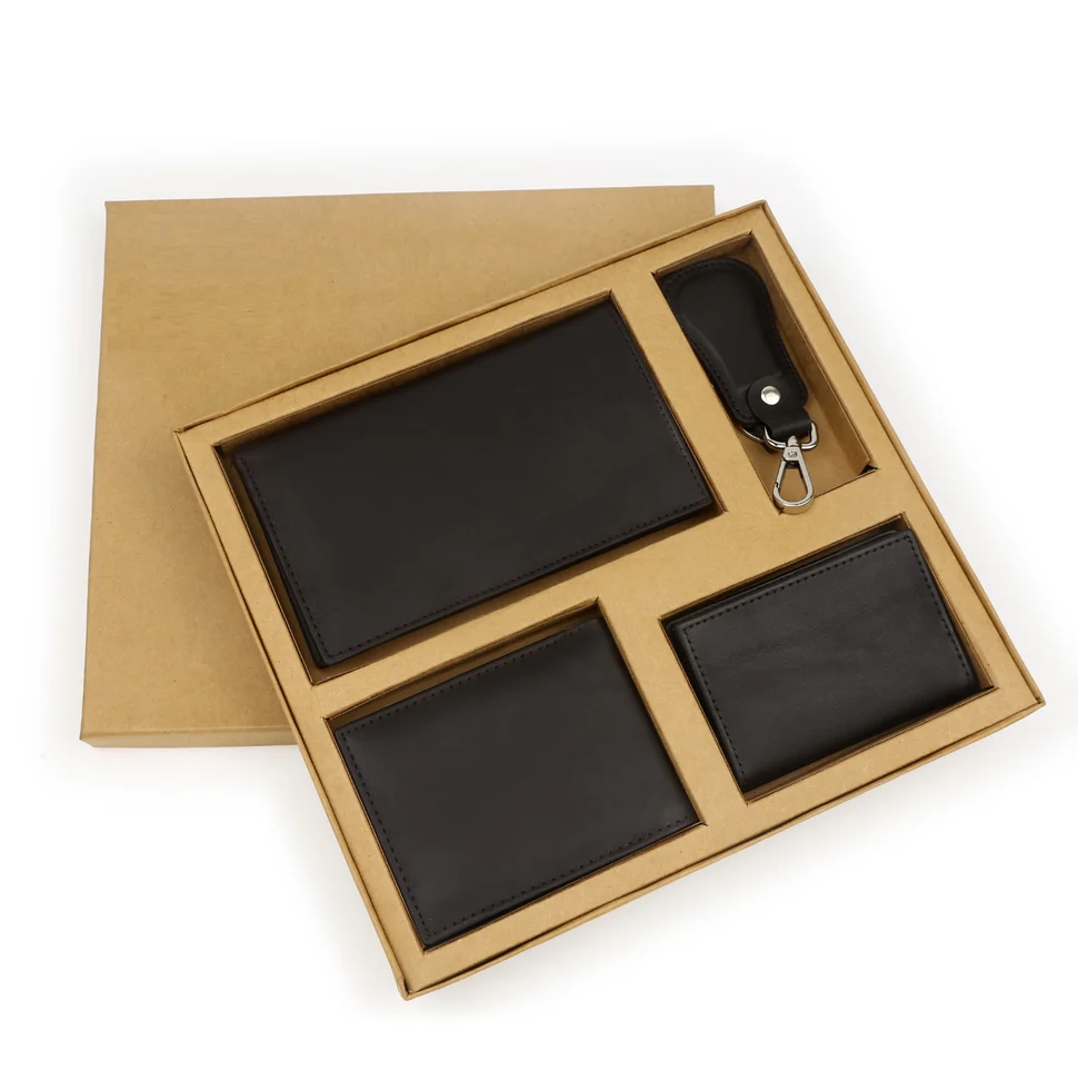 Exclusive Leather Gift Set (Black) - PB-GS-003