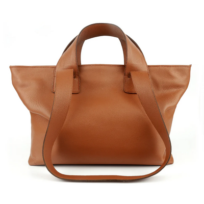 Premium Brown Leather Tote Bag - PB-LB-008