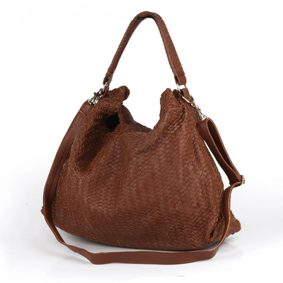 Premium Brown Turkish Leather Tote Bag - PB-LB-009