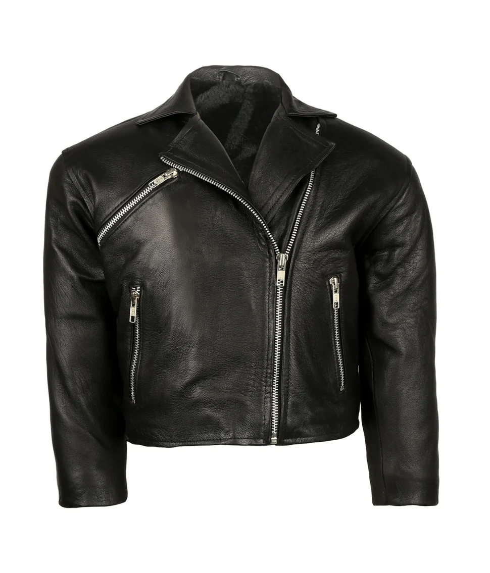 Premium Black Lambskin Leather Jacket - WJ-012