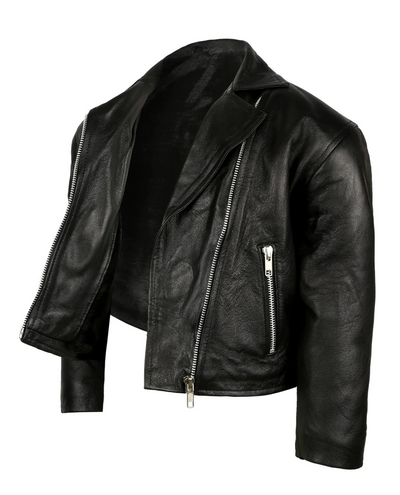 Premium Black Lambskin Leather Jacket - WJ-012