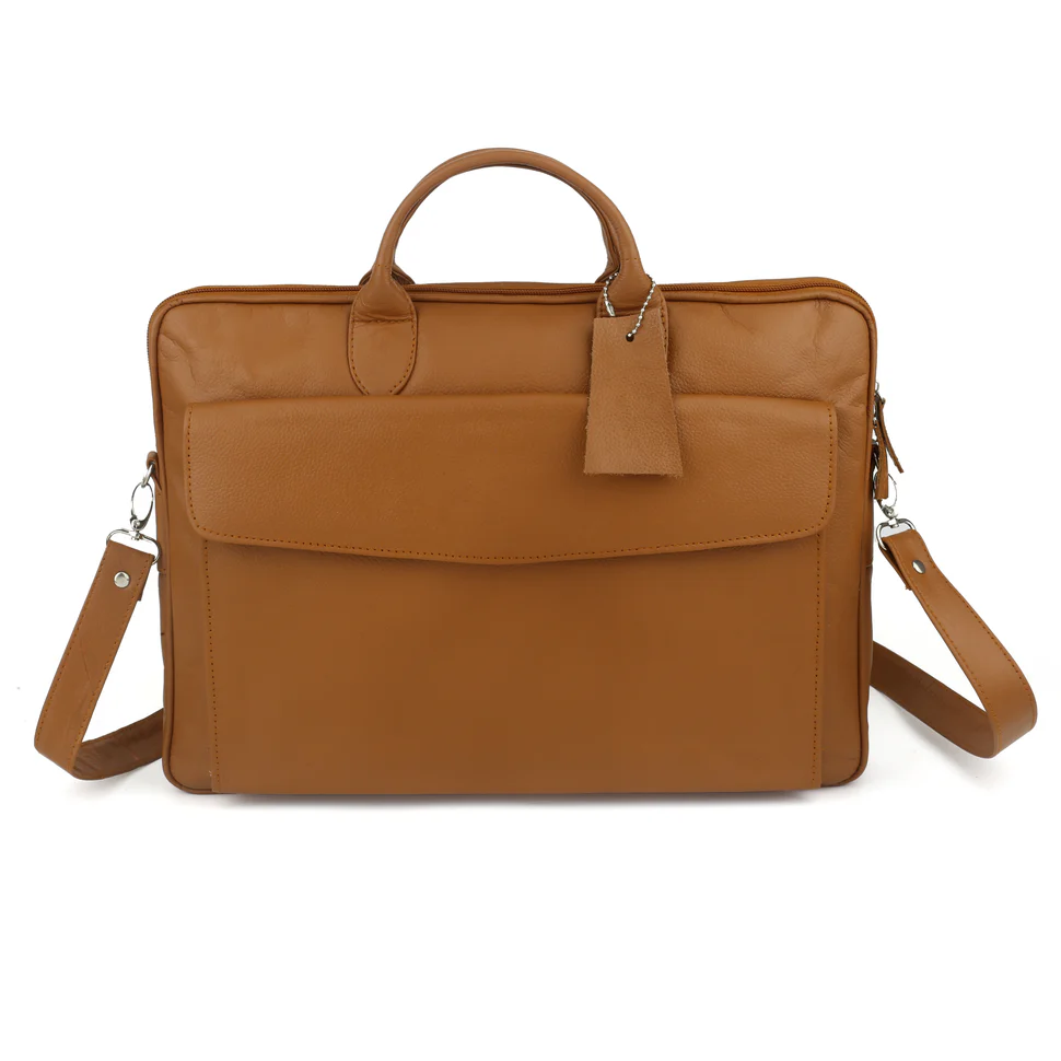 Premium Leather Laptop Bag - PB-LPB-005