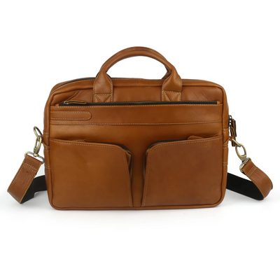 Premium Leather Laptop Bag - PB-LPB-008