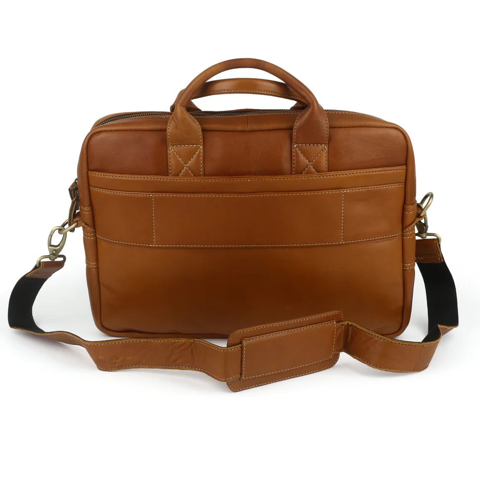 Premium Leather Laptop Bag - PB-LPB-008