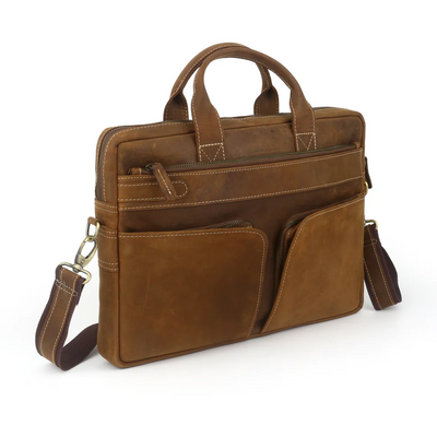 Premium Leather Laptop Bag - PB-LPB-009