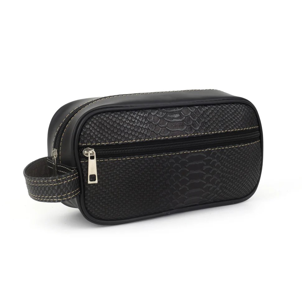 Premium Leather Toiletry Bag - PB-LTB-001