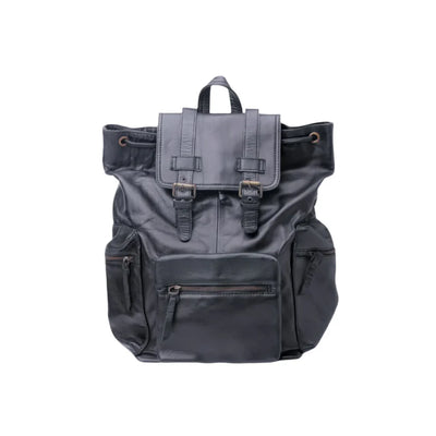 Pull and Bears Backpack Travel Laptop Office Bag- Black-PB__BP-007