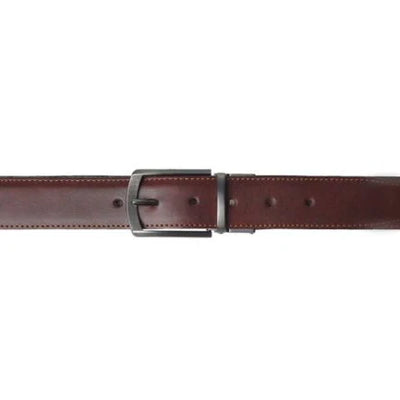 BLACK CHOCOLATE BROWN Double Sided Reversible Men’s’ Leather Belt-PB-BL-0020