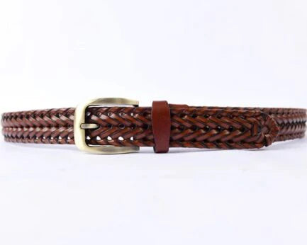 Stylish Braided Men’s Milano Leather Belt-PB-LB-0025