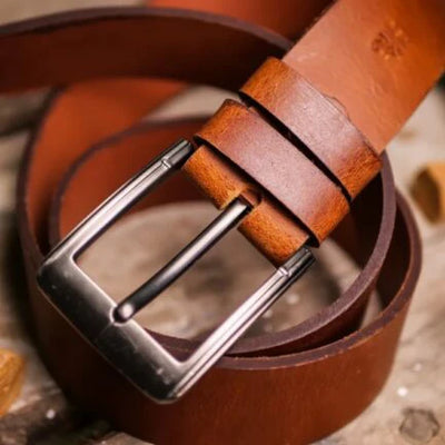 Rustic Milano Leather Belt-Solid-PB-LB-0024