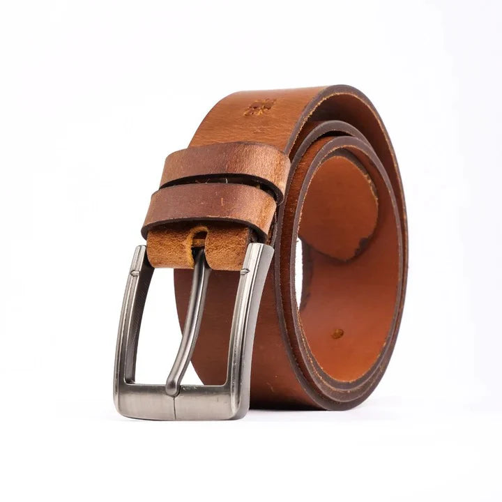 Rustic Milano Leather Belt-Solid-PB-LB-0024