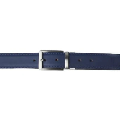 BLACK BLUE Double Sided Reversible Men’s’ Leather Belt-PB-BL-0019