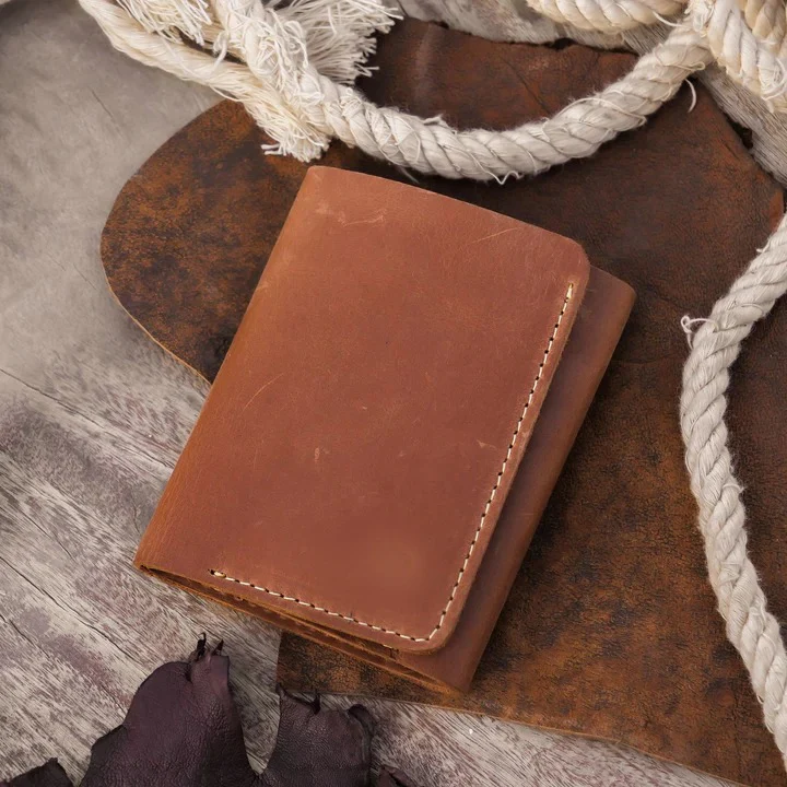 Bosco Trifold Pull And Bears Wallet-Wood Brown-Ml-0029