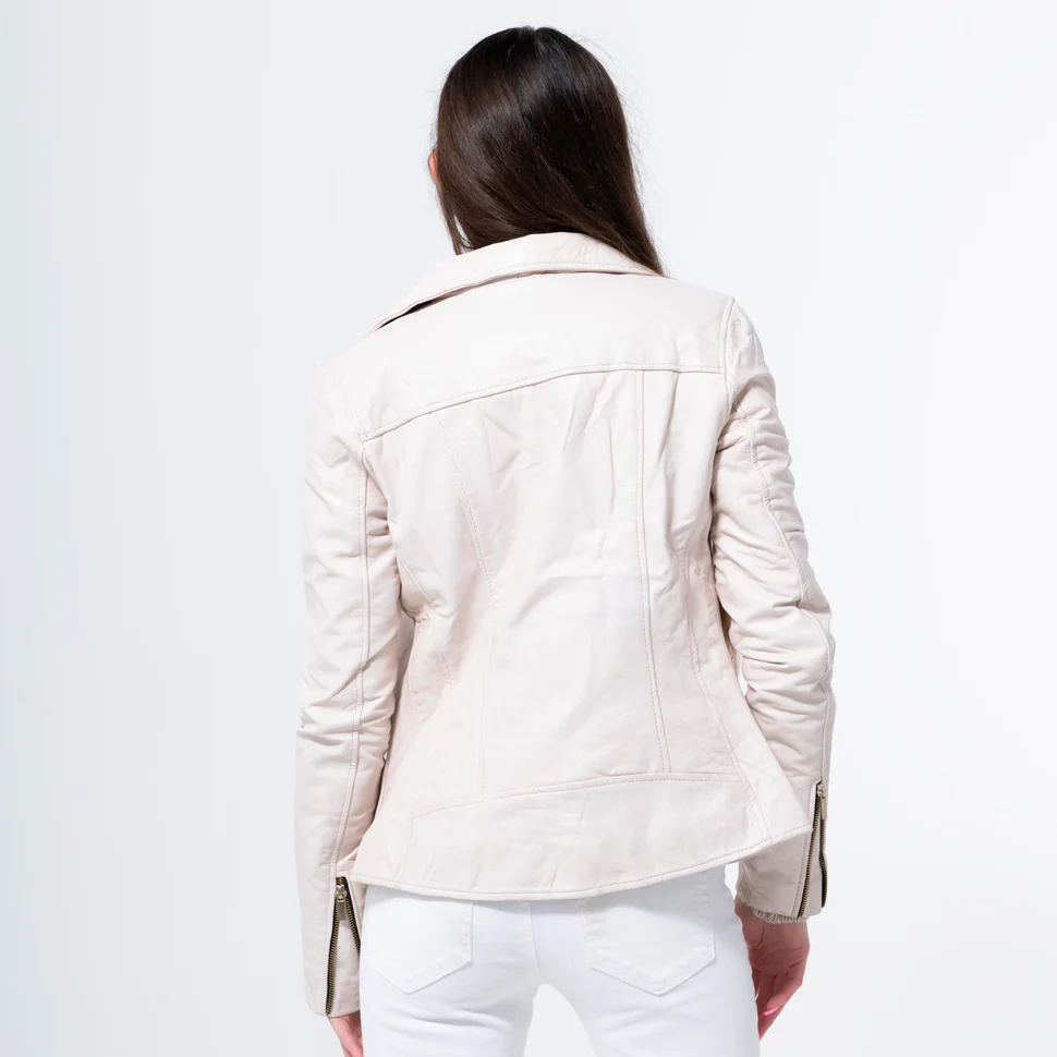 Lambskin White Jacket -WJ-009