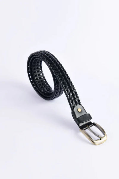 Stylish Braided Men’s Milano Leather Belt-PB-LB-0025