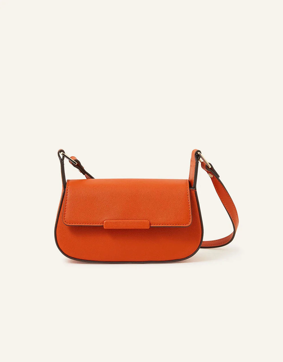 SMALL SADDLE CROSS-BODY BAG ORANGE-PB-CB-0012