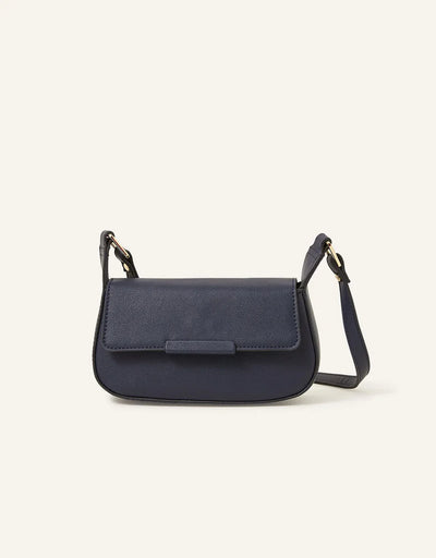 SMALL SADDLE CROSS-BODY BAG BLUE-PB-CB-0013