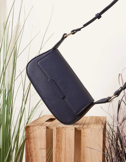 SMALL SADDLE CROSS-BODY BAG BLUE-PB-CB-0013