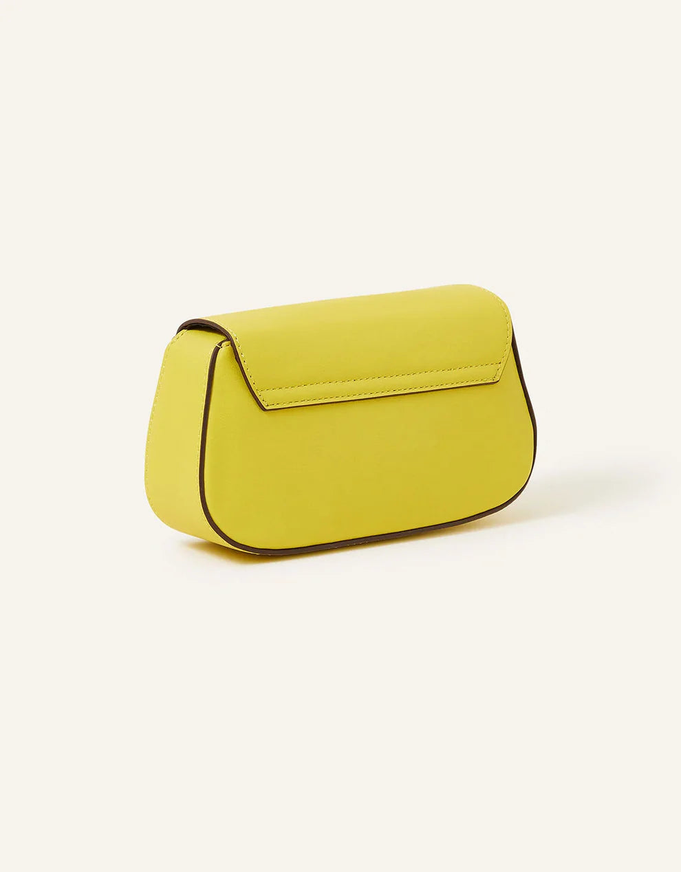 SMALL SADDLE CROSS-BODY BAG YELLOW-PB-CB-0011