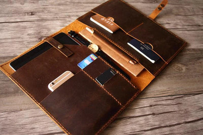 LEATHER LAPTOP SLEEVE 15.6 INCH COMPUTER CASE-PB-LB-0023