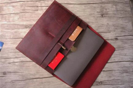 LEATHER LAPTOP SLEEVE 13 INCH COVER-PB-LB-0024