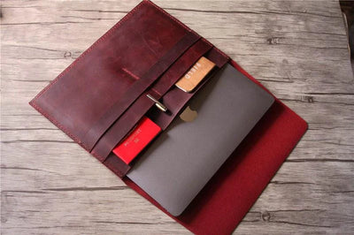 LEATHER LAPTOP SLEEVE 13 INCH COVER-PB-LB-0024