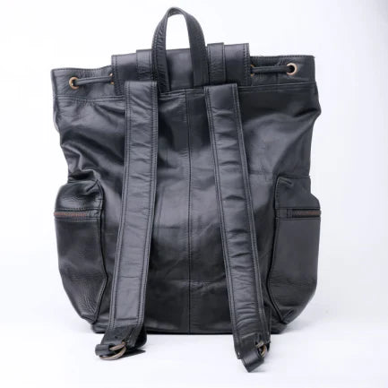 Pull and Bears Backpack Travel Laptop Office Bag- Black-PB__BP-007