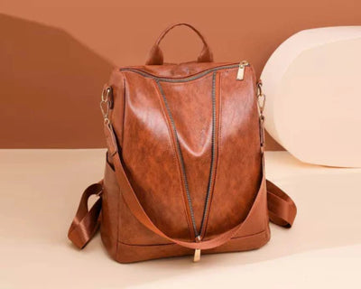 Visco Pull and Bears Leather Backpack-PB-BP-006